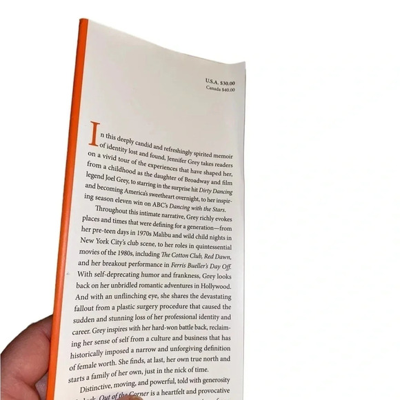 Jennifer Grey’s memoir “out of the corner “. Hardback book - Picture 5 of 10